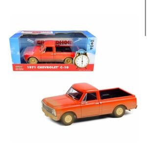 1971 Chevrolet C-10 Pickup Truck Orange (Dirty) Groundhog Day (1993) Movie
